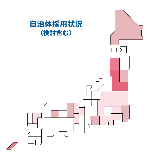 自治体採用状況（検討含む）